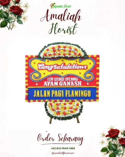 Bunga Papan Congratulation di Baler Bale Agung